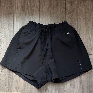 Black athletic shorts
